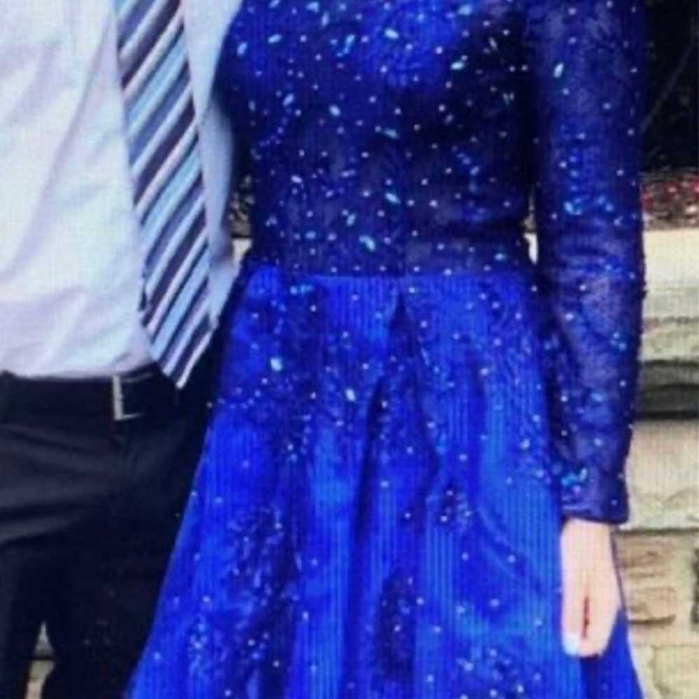 Royal Blue Homecoming Dress - image 4