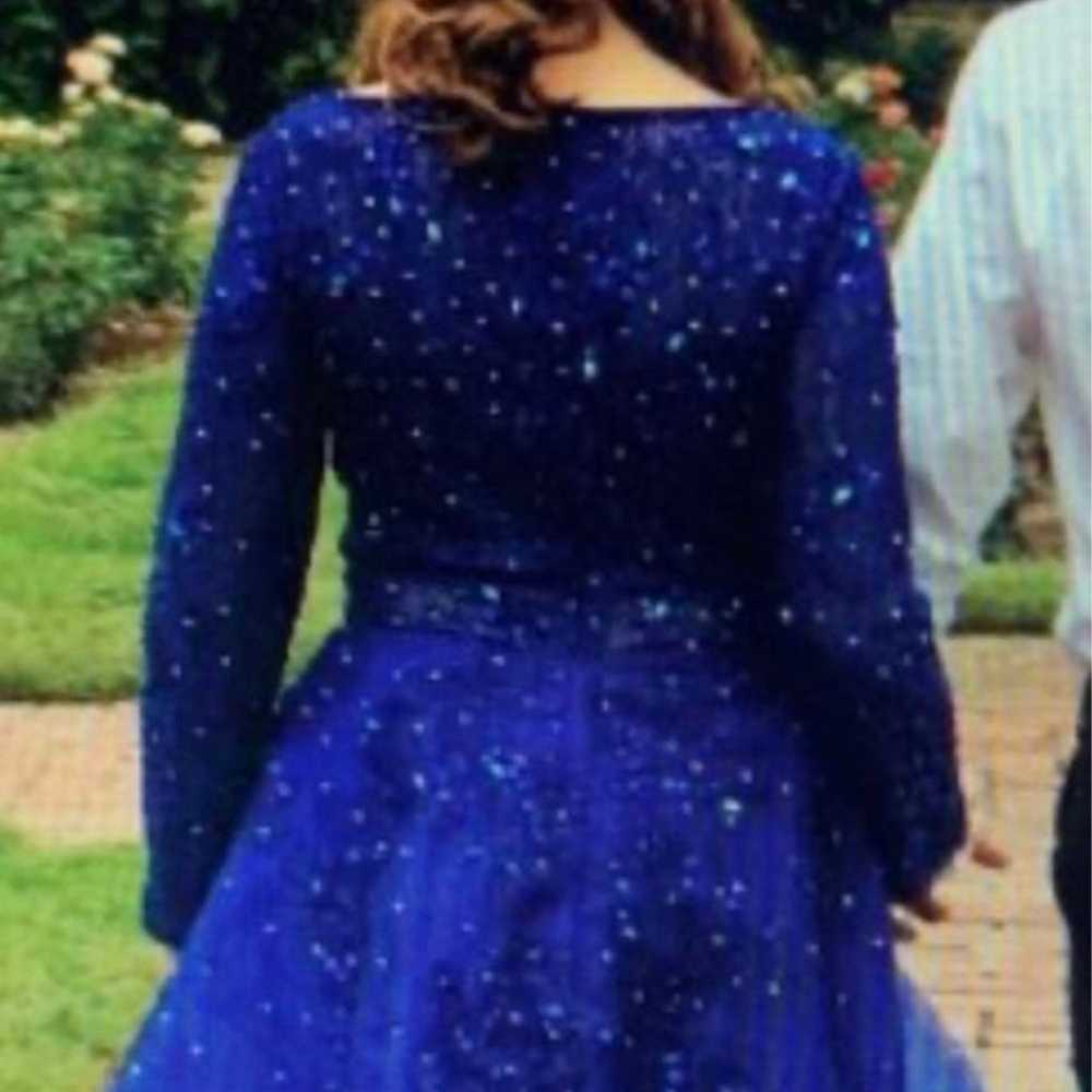 Royal Blue Homecoming Dress - image 5