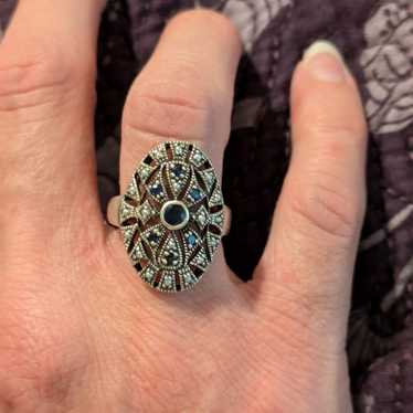 Art Deco Antique Silver Ring