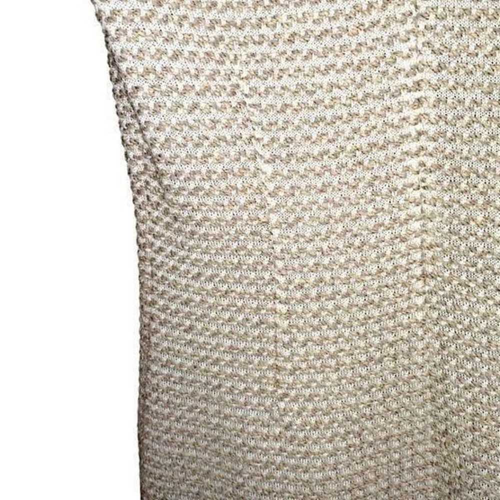 St John Couture Womens Dress Sz 6 Tan White Tweed… - image 10