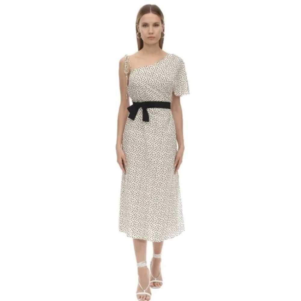 Mirae Paris polka dot midi dress - image 1