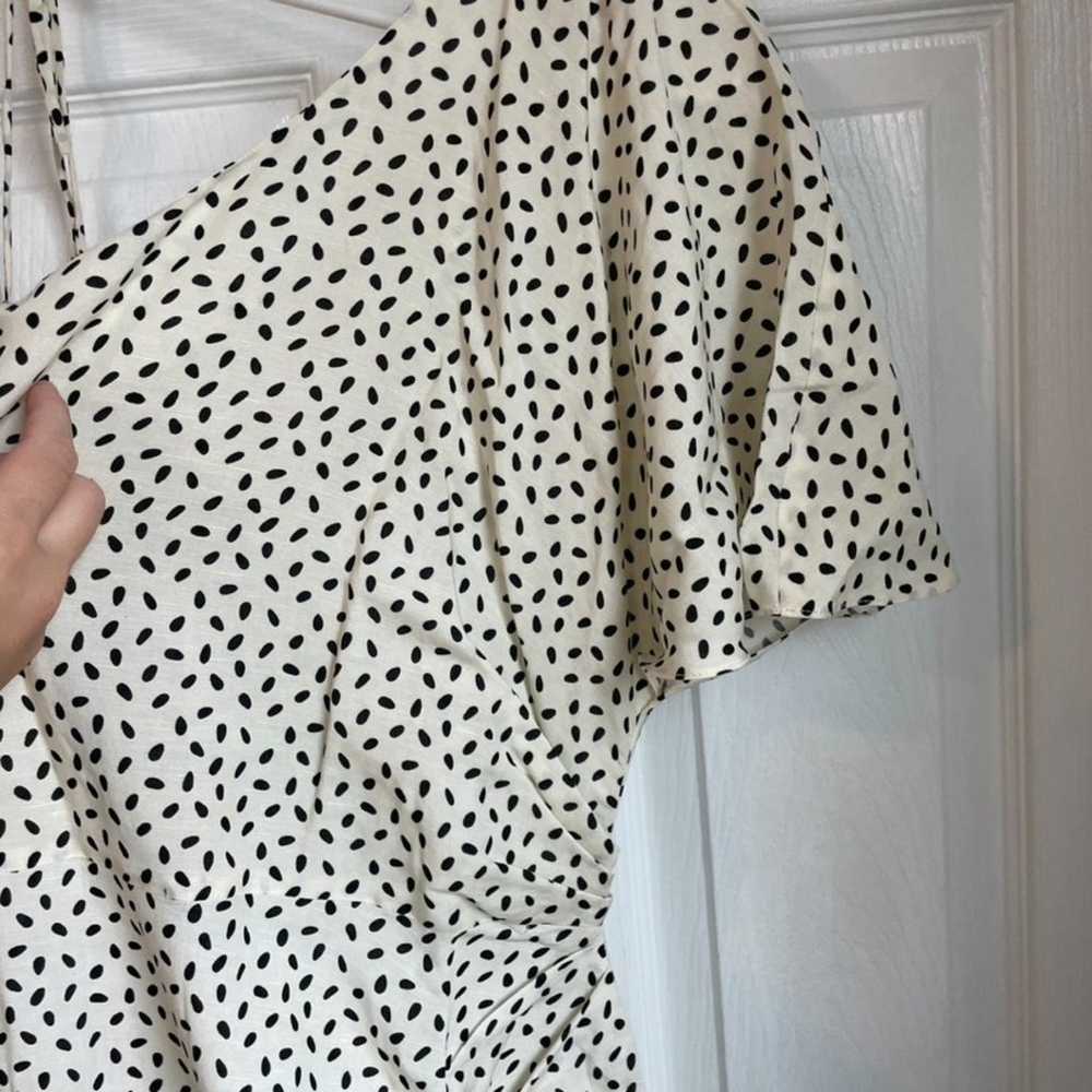 Mirae Paris polka dot midi dress - image 4