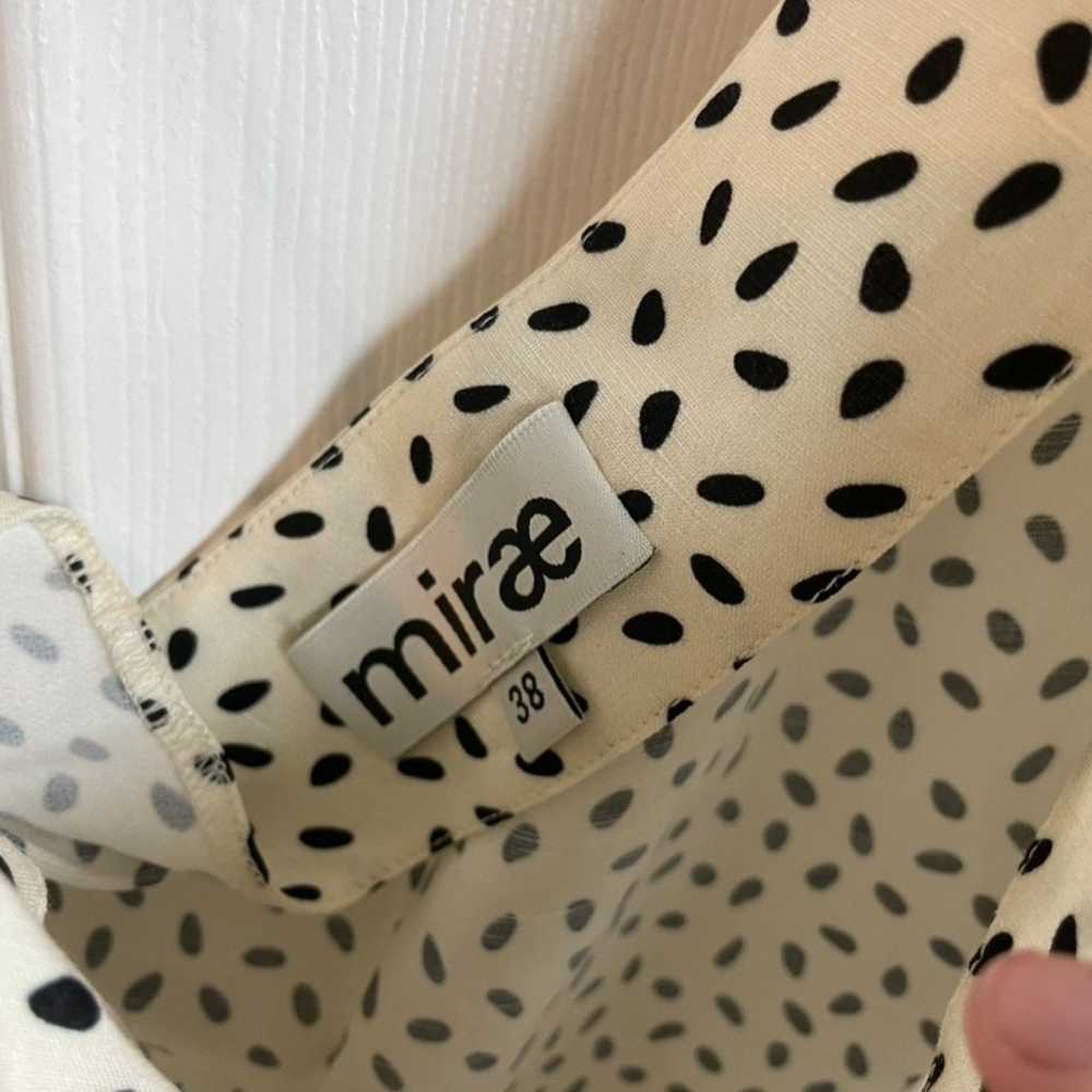 Mirae Paris polka dot midi dress - image 8