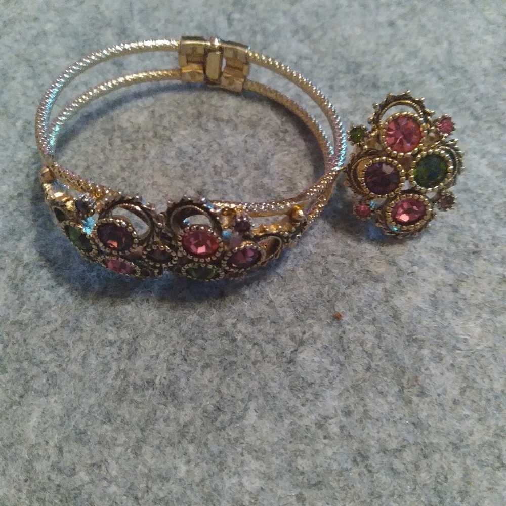 Sarah Coventry Bracelet and Ring - image 2