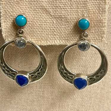 Nicky Butler Sterling Gemstone Earrings