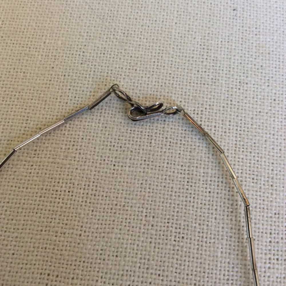 Vintage NA SS Unmarked Butterfly Choker - image 6