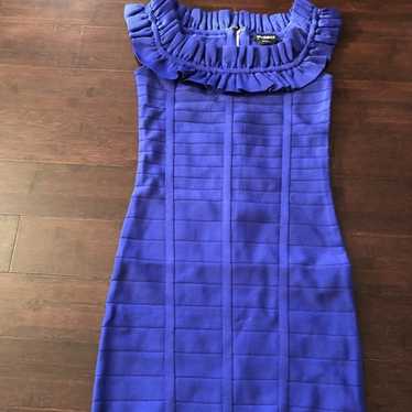 NWT BEBE bodycon purple mini dress