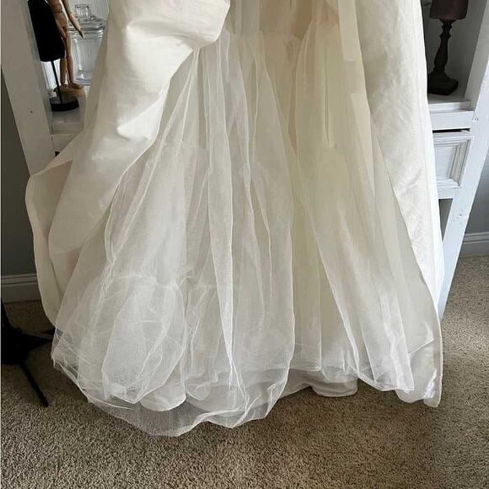 Strapless sweetheart ballgown wedding gown - image 6