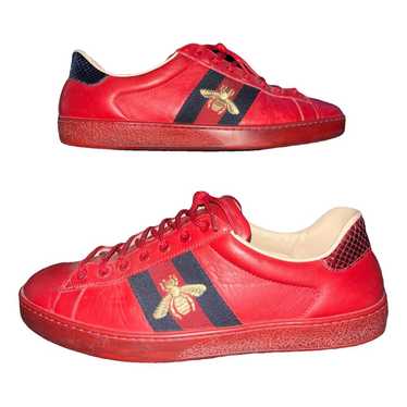 Gucci Ace leather low trainers