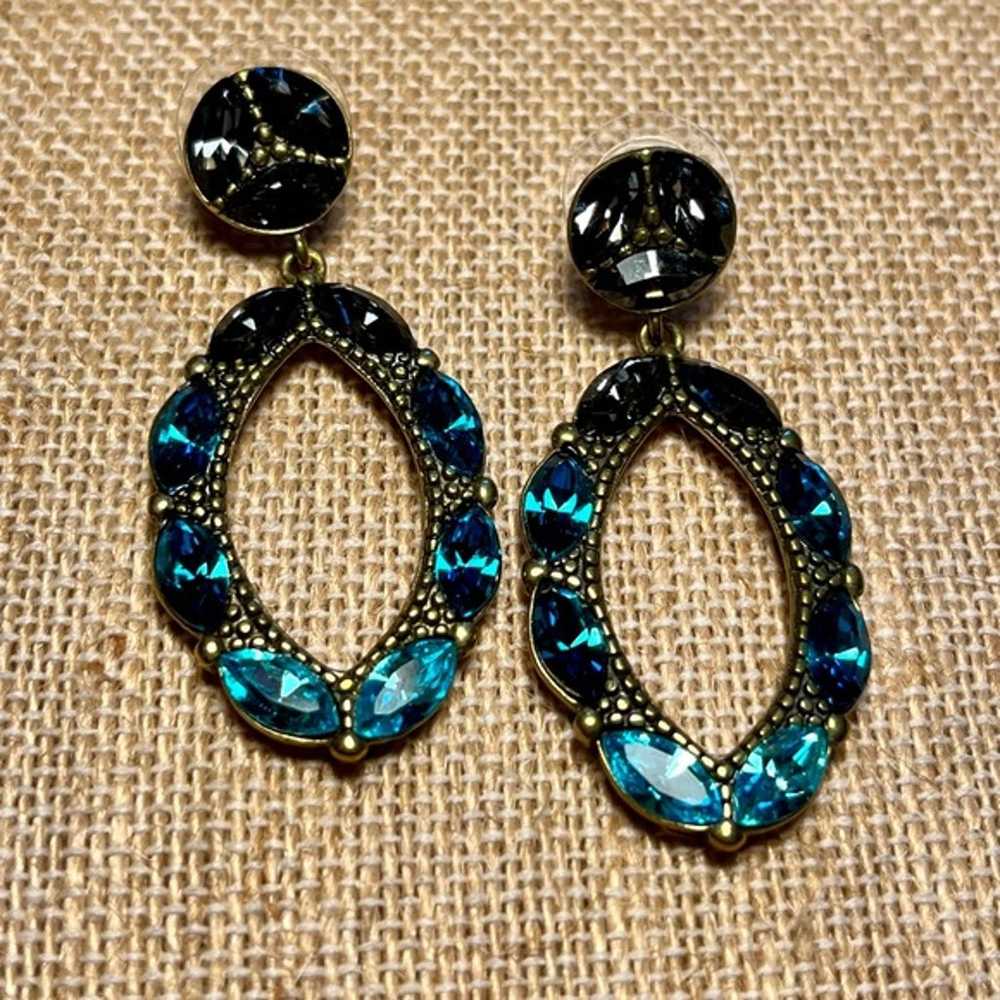 Silpada K&R Collection “Peacock Punch” Earrings - image 3