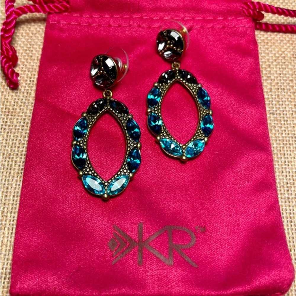 Silpada K&R Collection “Peacock Punch” Earrings - image 6