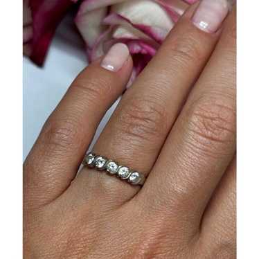 925 STERLING SILVER CZ RING SIZE 7