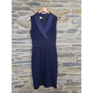 HOBBS London Navy Blue Dress 4