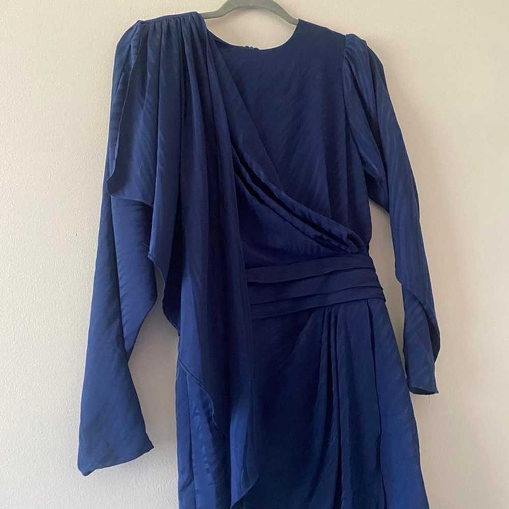 RONNY KOBO navy long sleeve Shanaya dress - image 3