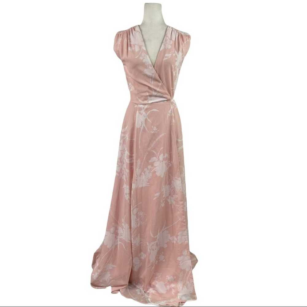 Yumi Kim Bridesmaid Sashay Away Wrap Maxi Floral … - image 2