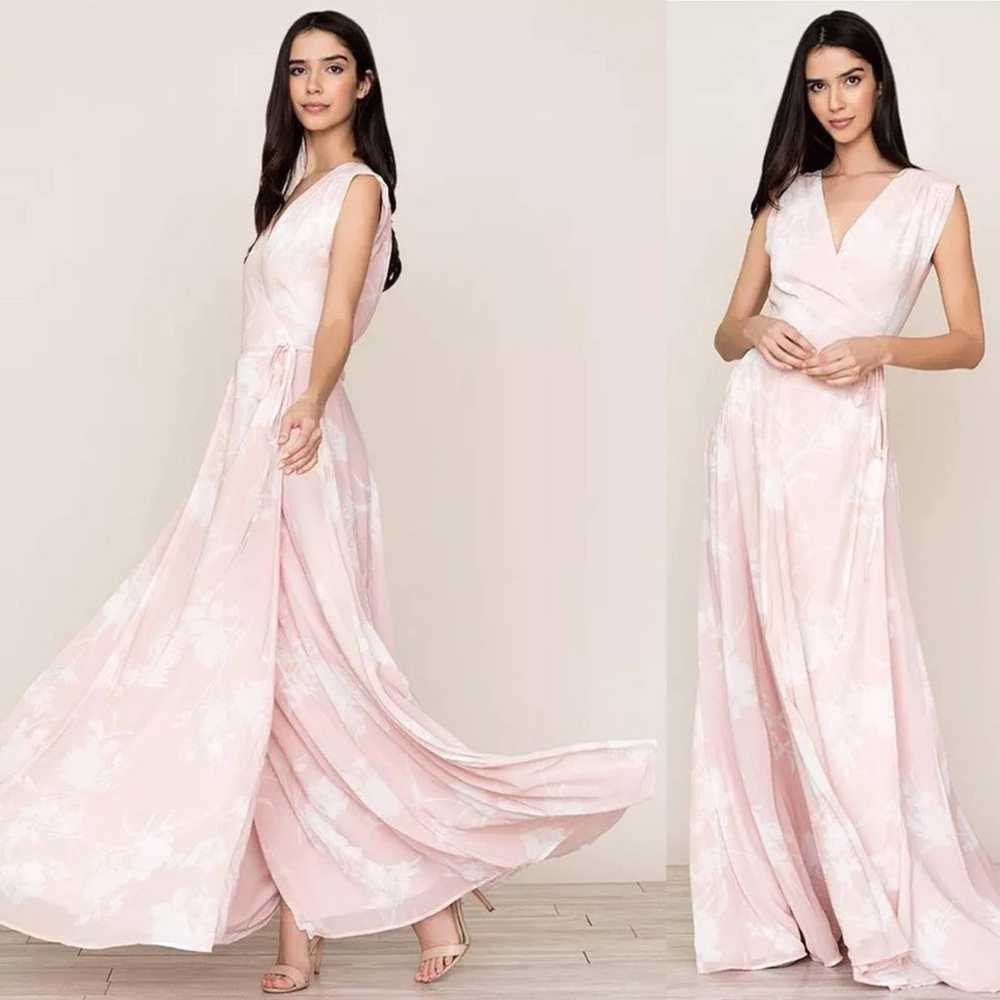 Yumi Kim Bridesmaid Sashay Away Wrap Maxi Floral … - image 3