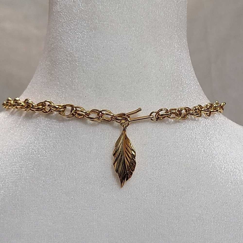 Vintage Louis Feraud Dogwood Necklace - image 2