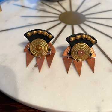 Vintage clip on earrings