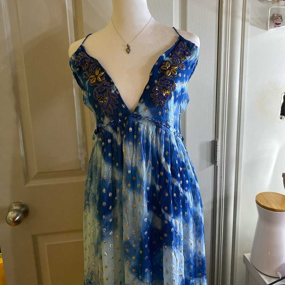 Blue maxi dress - image 1