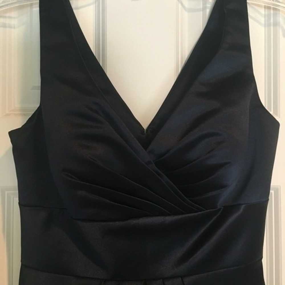 Navy Bridesmaid Dress, Fits Size 8 - image 2