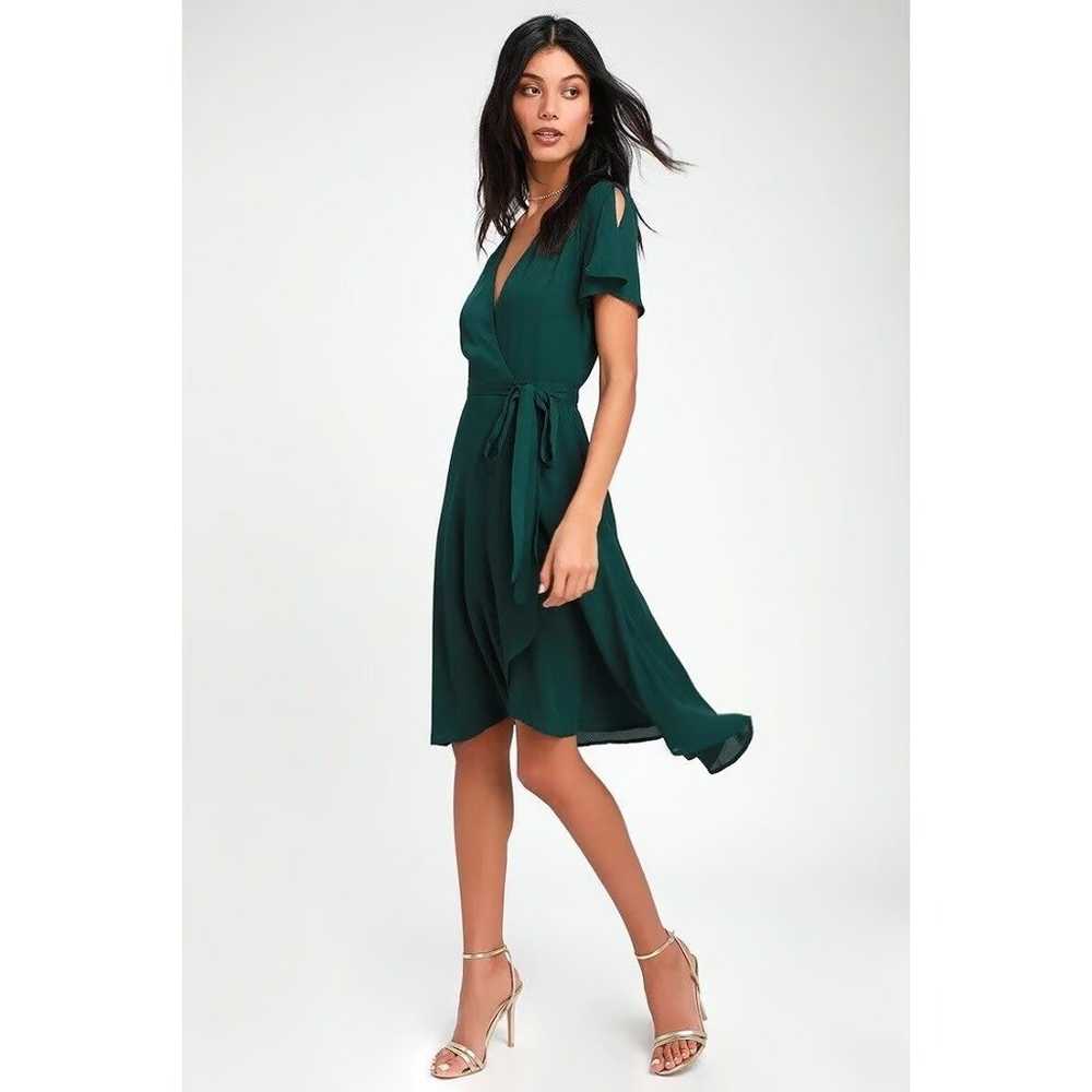 NWT Lulu's Rise to the Occasion Emerald Green Mid… - image 2