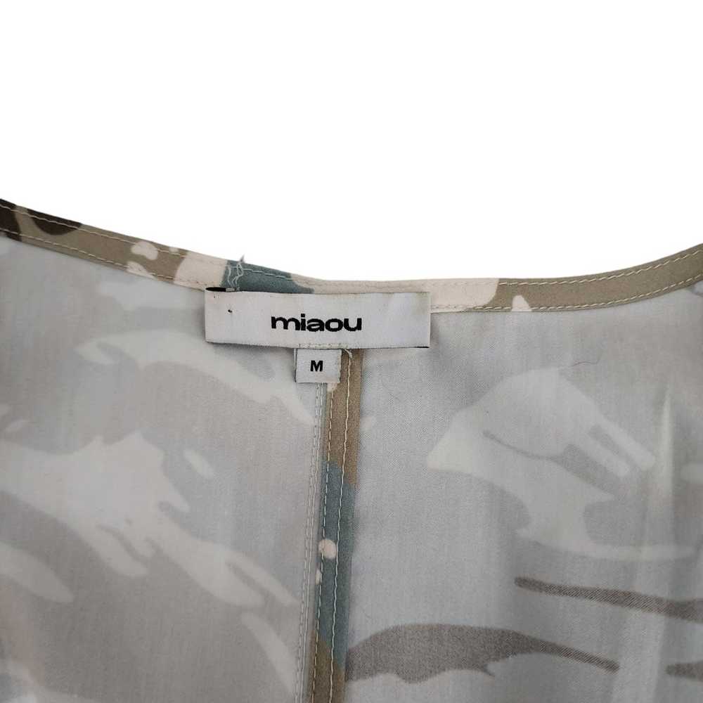 Nwot Miaou Gigi Cotton Dress Camo Print Cap Mini … - image 6