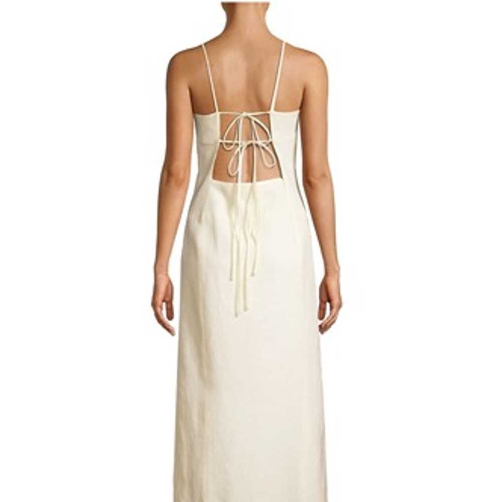 Tory Burch Linen Sheath Dress in Ivory  - size 10 - image 2