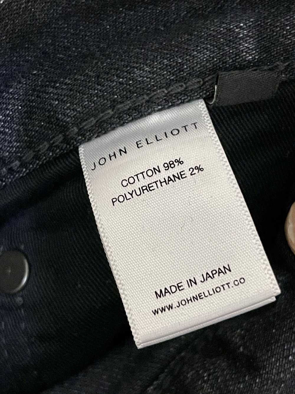 John Elliott Cast 2 Black Denim, Relaxed Fade - image 3