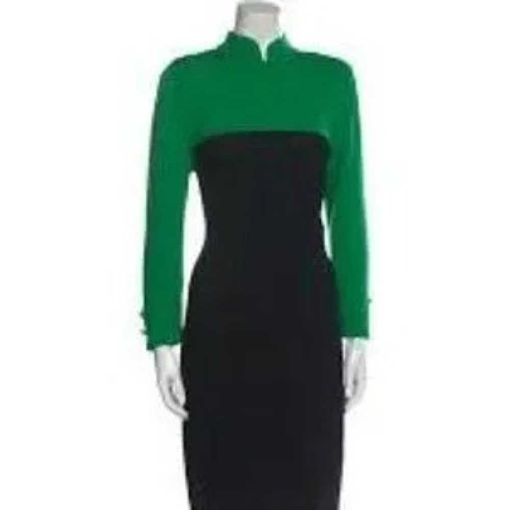 St. John by Marie Gray Colorblock Kelly Green/Bla… - image 10