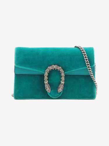 Gucci Teal velour mini Dionysus bag