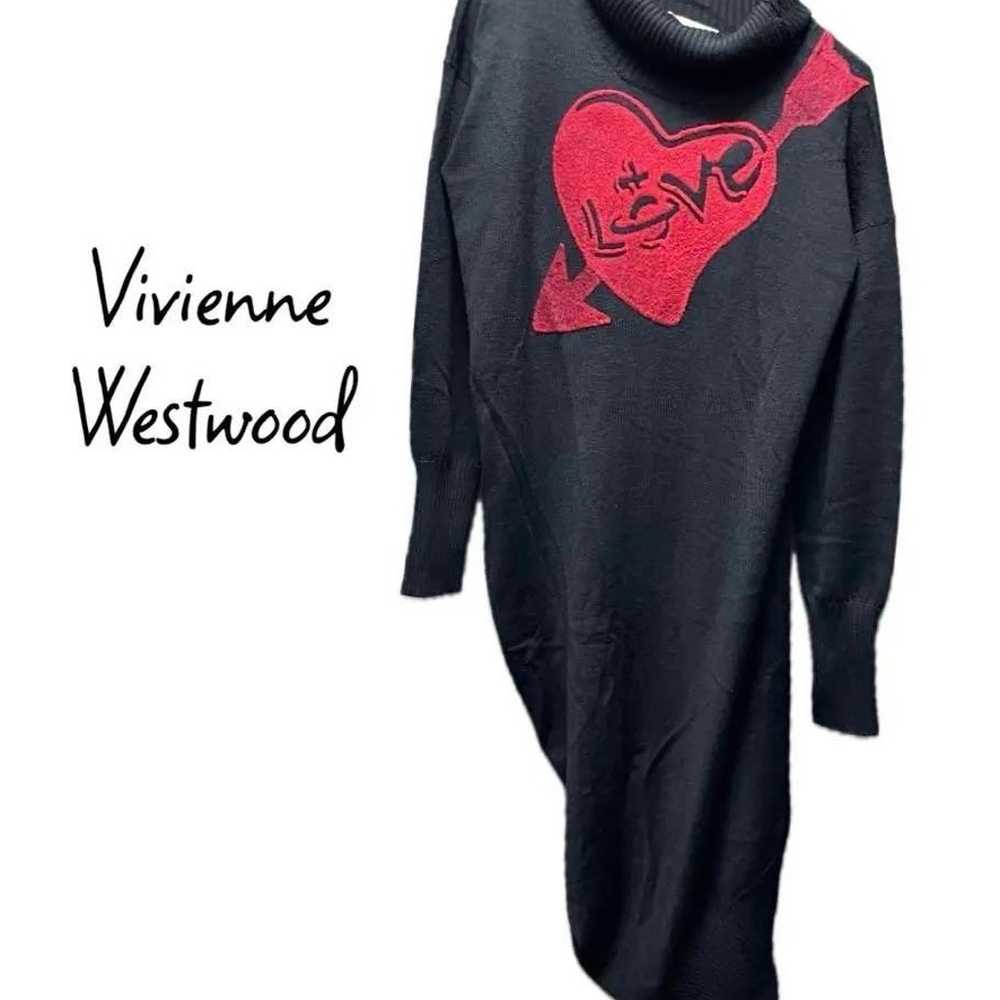 VIVIENNE WESTWOOD Heart Point Long Sleeve Knit On… - image 1