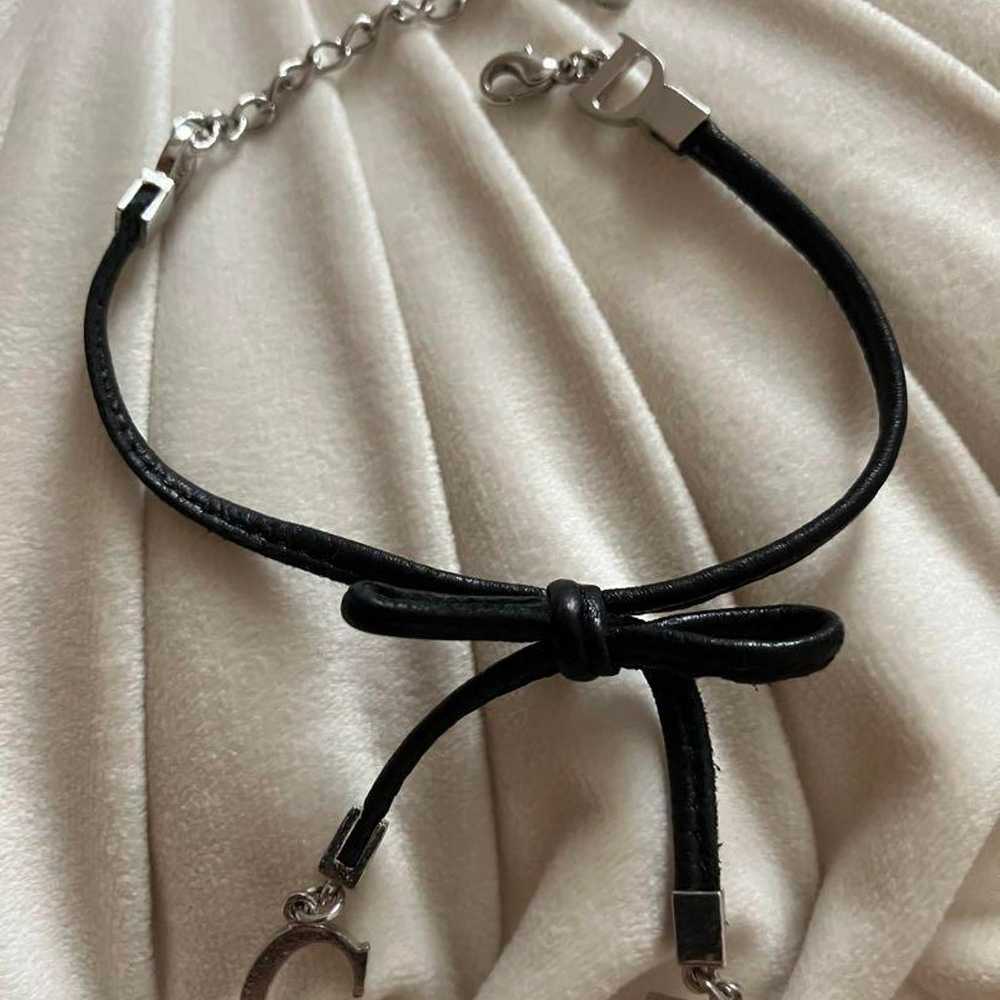 【Dior】Ribbon Genuine Leather Bracelet - image 1