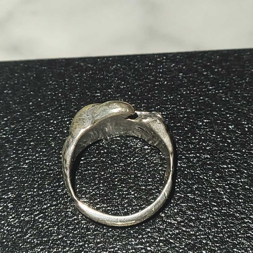 Vintage women Silver Ring - image 3