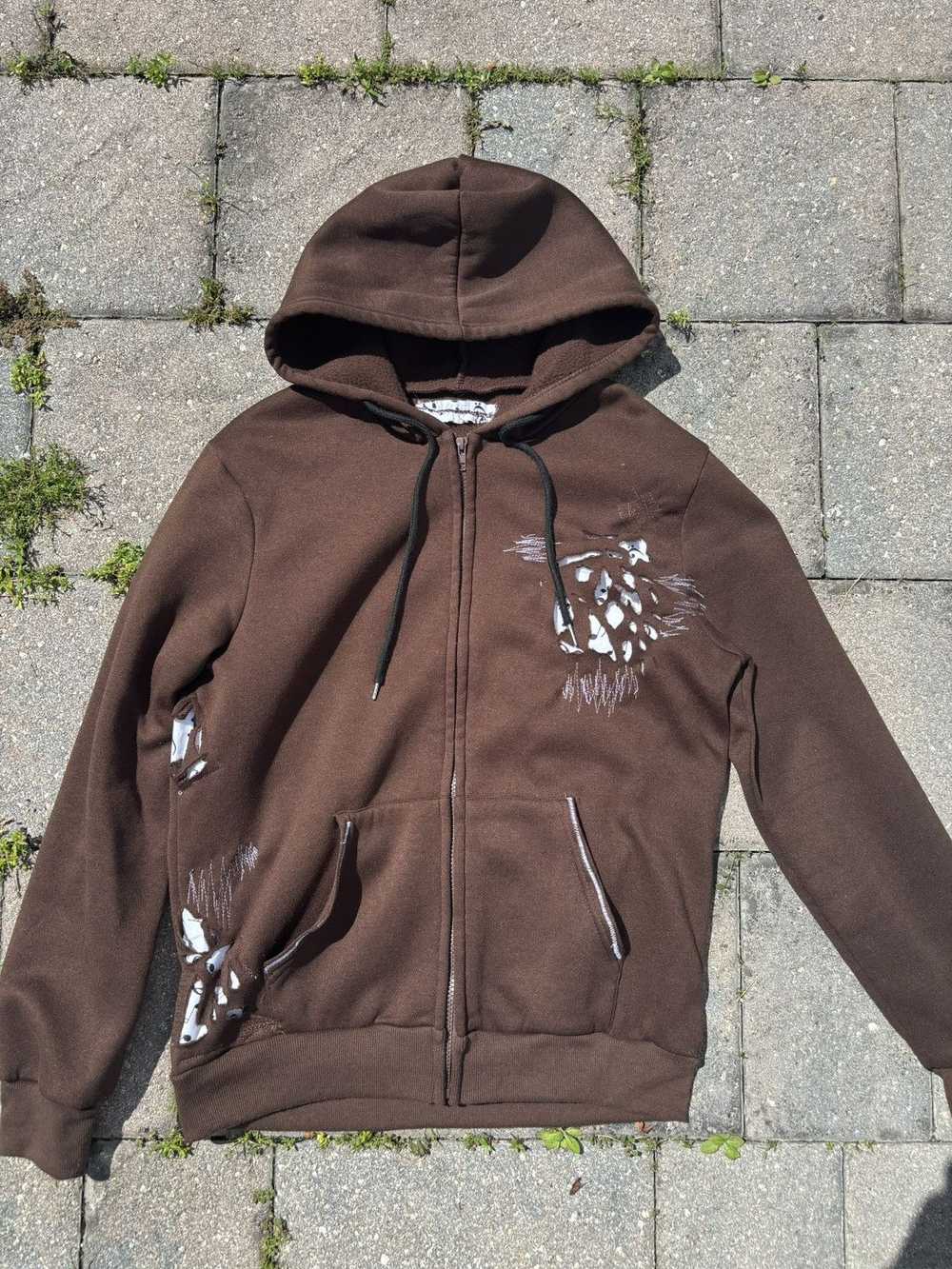 REWARD IF FOUND × Vintage scabbed symphony hoodie - image 1