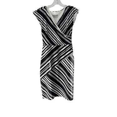 Chiara Boni La Petite Robe Black White V-Neck Sli… - image 1