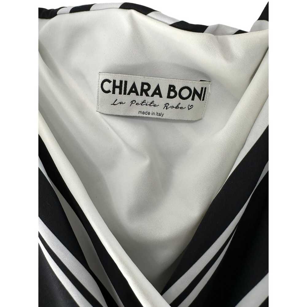 Chiara Boni La Petite Robe Black White V-Neck Sli… - image 2