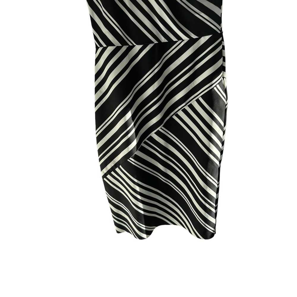 Chiara Boni La Petite Robe Black White V-Neck Sli… - image 5