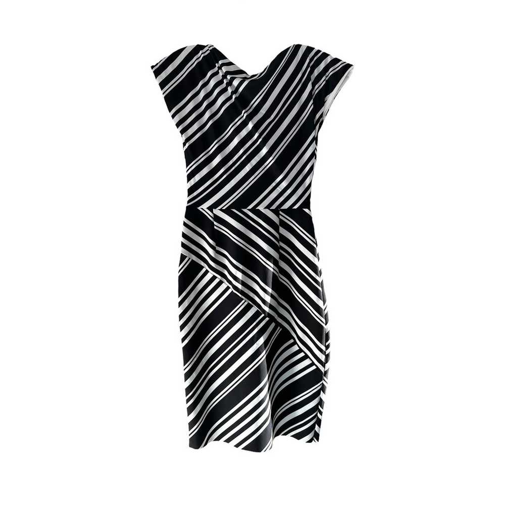 Chiara Boni La Petite Robe Black White V-Neck Sli… - image 7