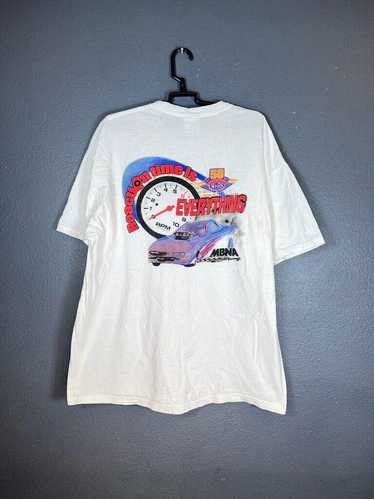 Designer Mbna Motorsports Vtg Mens T Shirt XL NHRA