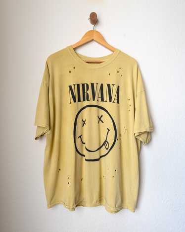 Band Tees × Nirvana × Streetwear Nirvana Smiley F… - image 1