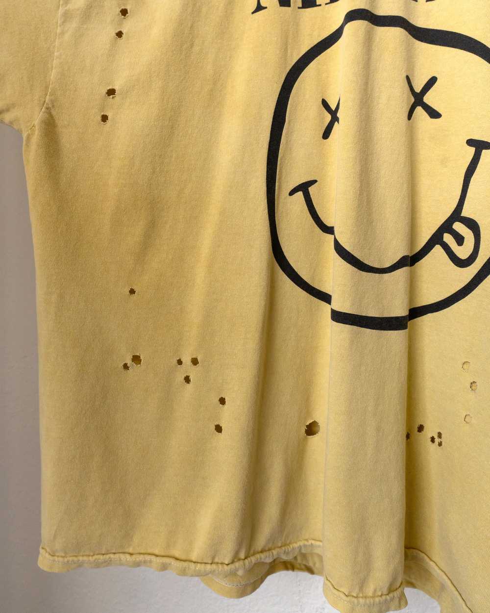 Band Tees × Nirvana × Streetwear Nirvana Smiley F… - image 3