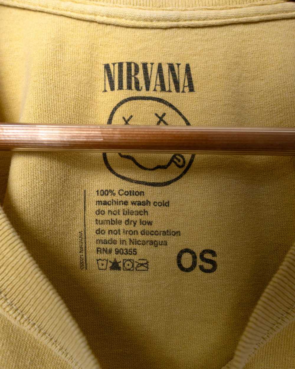 Band Tees × Nirvana × Streetwear Nirvana Smiley F… - image 5