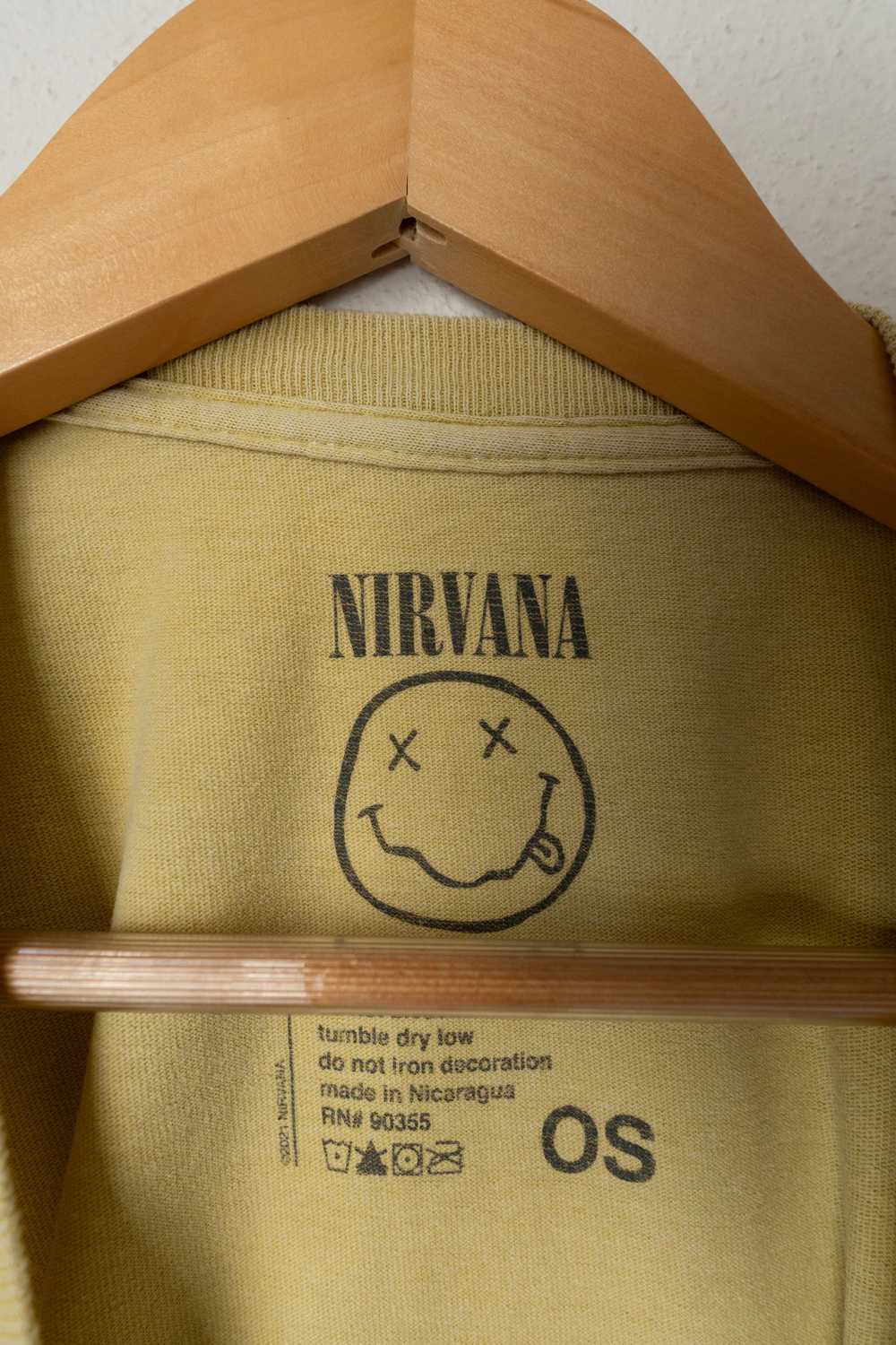 Band Tees × Nirvana × Streetwear Nirvana Smiley F… - image 6