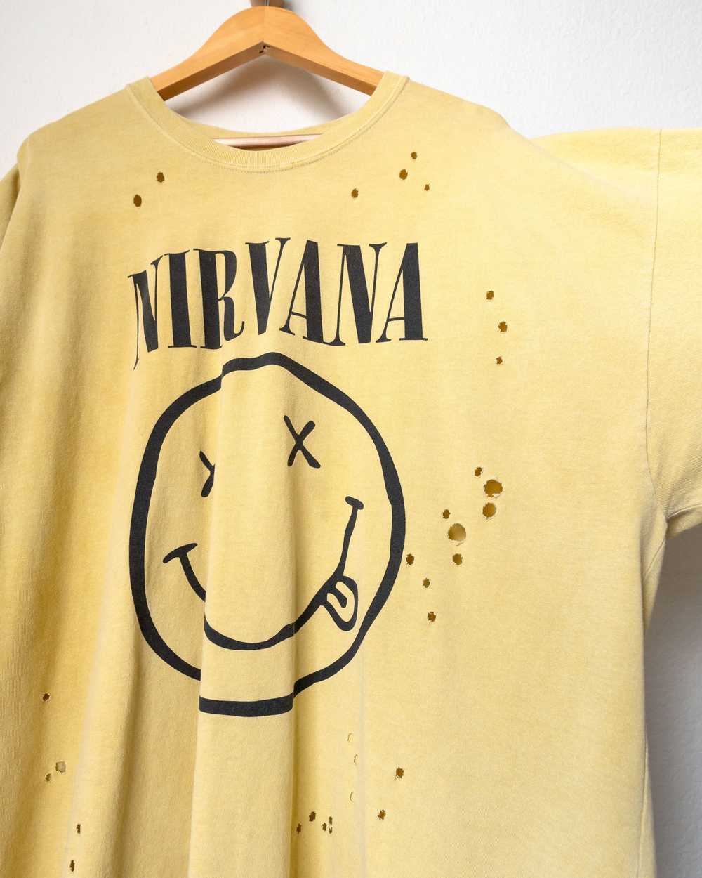 Band Tees × Nirvana × Streetwear Nirvana Smiley F… - image 7