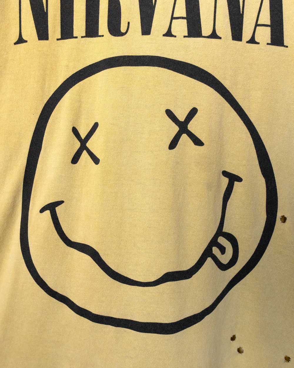 Band Tees × Nirvana × Streetwear Nirvana Smiley F… - image 8