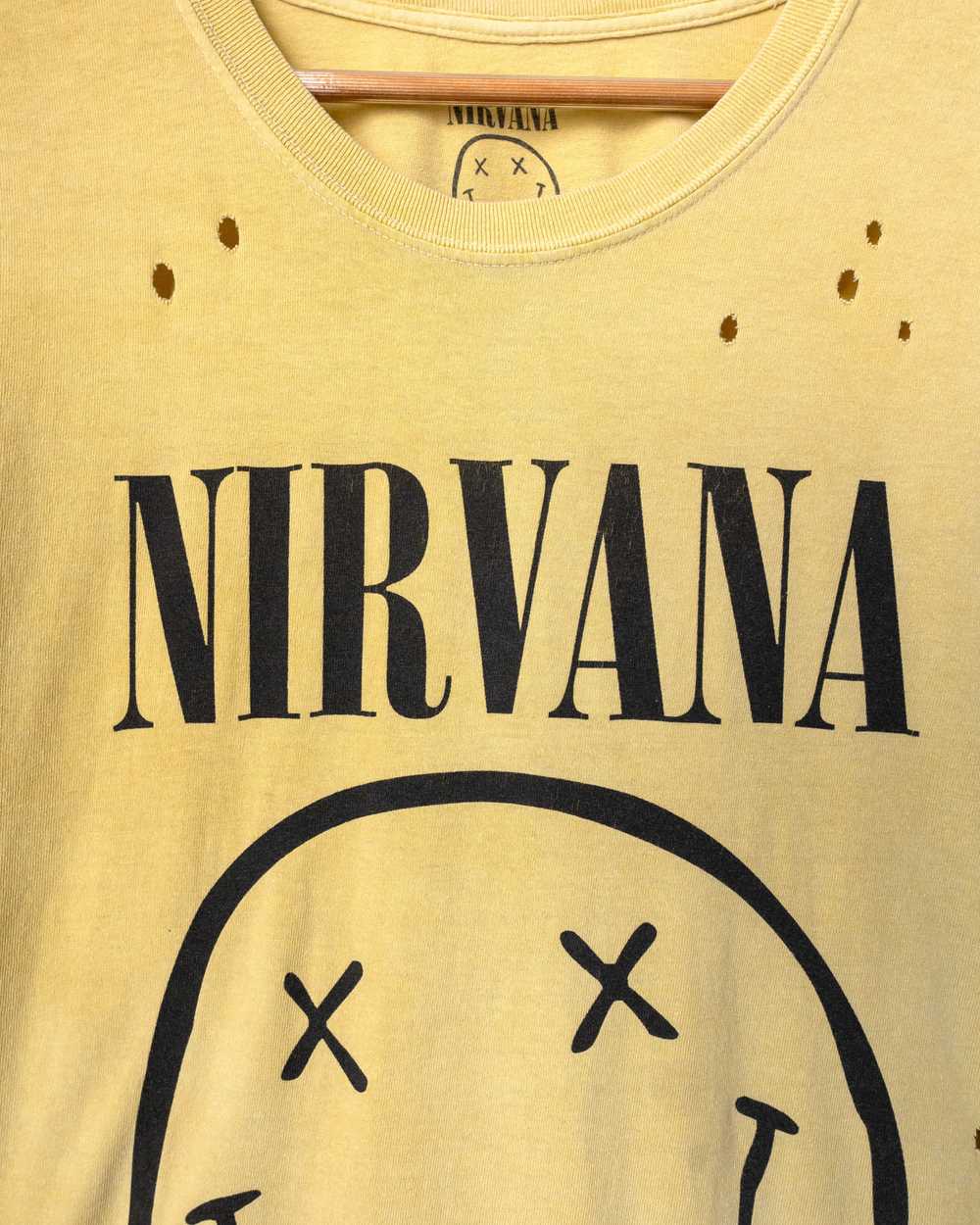 Band Tees × Nirvana × Streetwear Nirvana Smiley F… - image 9