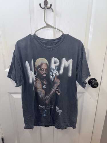 Streetwear Dennis Rodman Worm Graphic Te