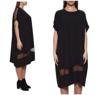 MAISON MARGIELA Tulle and Cady Black Cocoon Knee … - image 1