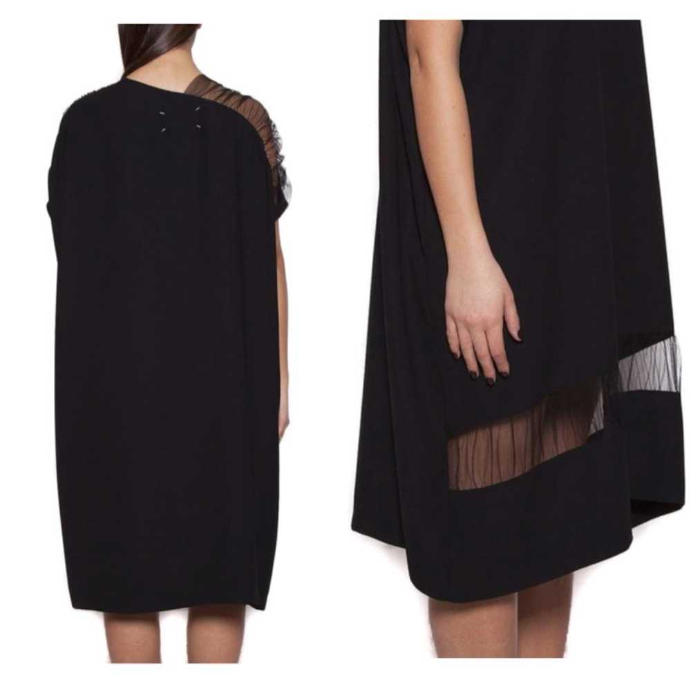 MAISON MARGIELA Tulle and Cady Black Cocoon Knee … - image 4