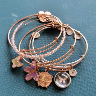 Alex and Ani Butterfly Bracelet Bundle